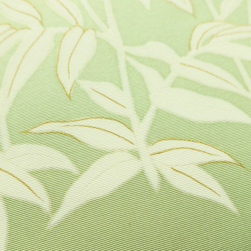 名古屋帯 太鼓柄 良品 金駒刺繍 正絹 花柄 名古屋仕立て なごや帯 リサイクル帯 帯 刺繍 金彩 上品 緑・うぐいす色_画像6