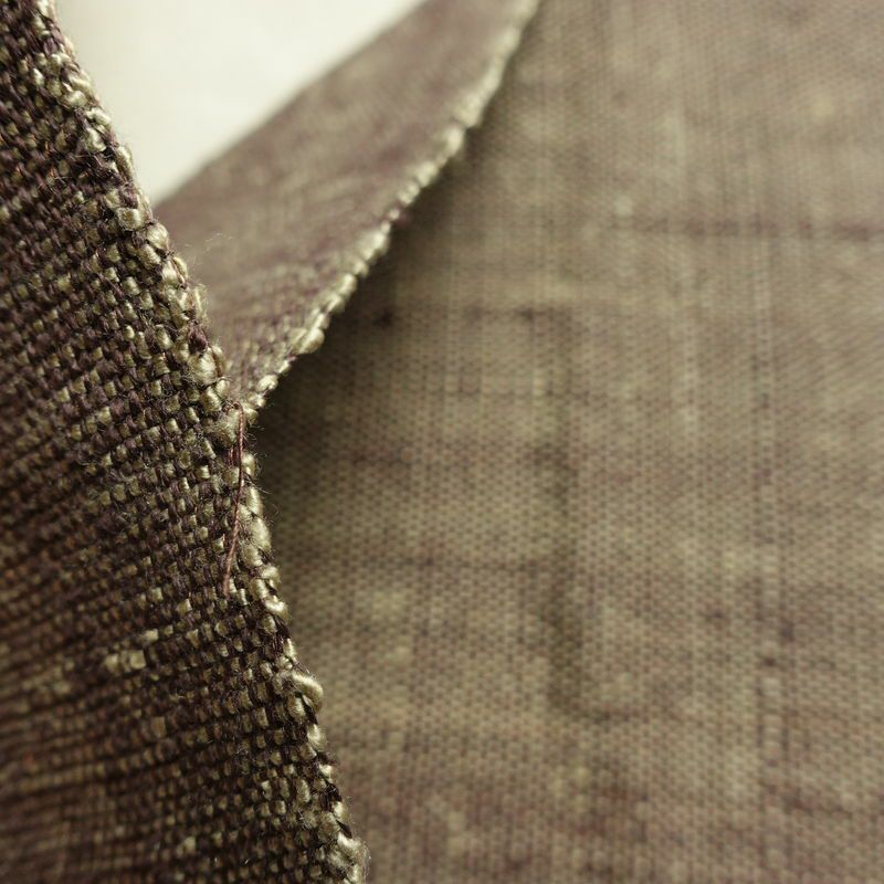 名古屋帯 太鼓柄 美品 正絹 幾何学柄・抽象柄 松葉仕立て なごや帯 リサイクル帯 帯 金糸 モダン 茶_画像18