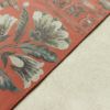 名古屋帯 全通柄 正絹 花柄 名古屋仕立て なごや帯 リサイクル帯 帯 モダン ピンク_画像13
