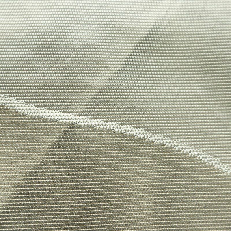 名古屋帯 六通柄 正絹 古典柄 名古屋仕立て なごや帯 リサイクル帯 帯 グレー_画像4