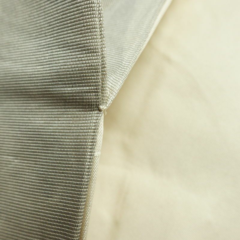 名古屋帯 六通柄 正絹 古典柄 名古屋仕立て なごや帯 リサイクル帯 帯 グレー_画像20