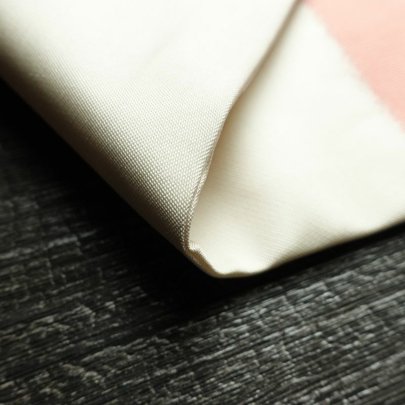 名古屋帯 太鼓柄 良品 正絹 風景柄 名古屋仕立て なごや帯 リサイクル帯 帯 金糸 銀糸 白_画像11