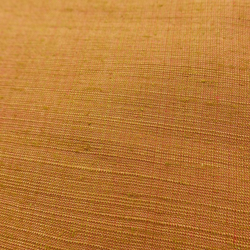 名古屋帯 全通柄 良品 正絹 無地 名古屋仕立て なごや帯 リサイクル帯 帯 シンプル 茶_画像4