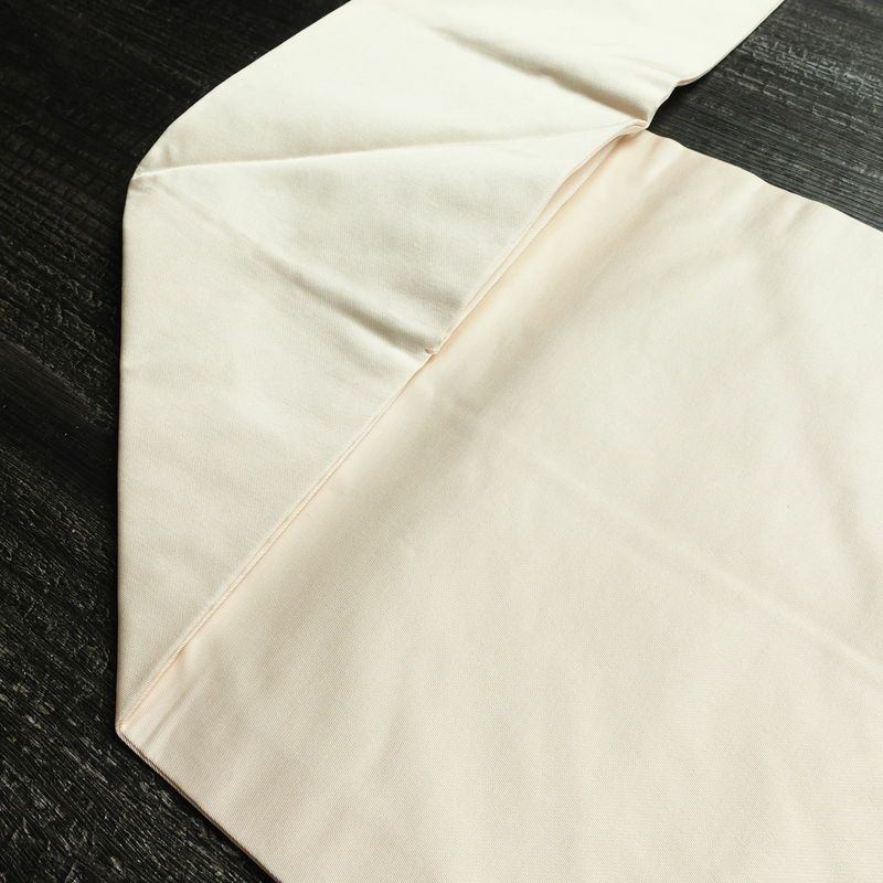 名古屋帯 太鼓柄 良品 正絹 花柄 名古屋仕立て なごや帯 リサイクル帯 帯 銀糸 シンプル ピンク_画像18