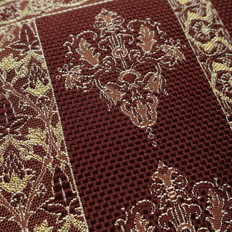 名古屋帯 六通柄 正絹 幾何学柄・抽象柄 松葉仕立て なごや帯 リサイクル帯 帯 茶_画像6