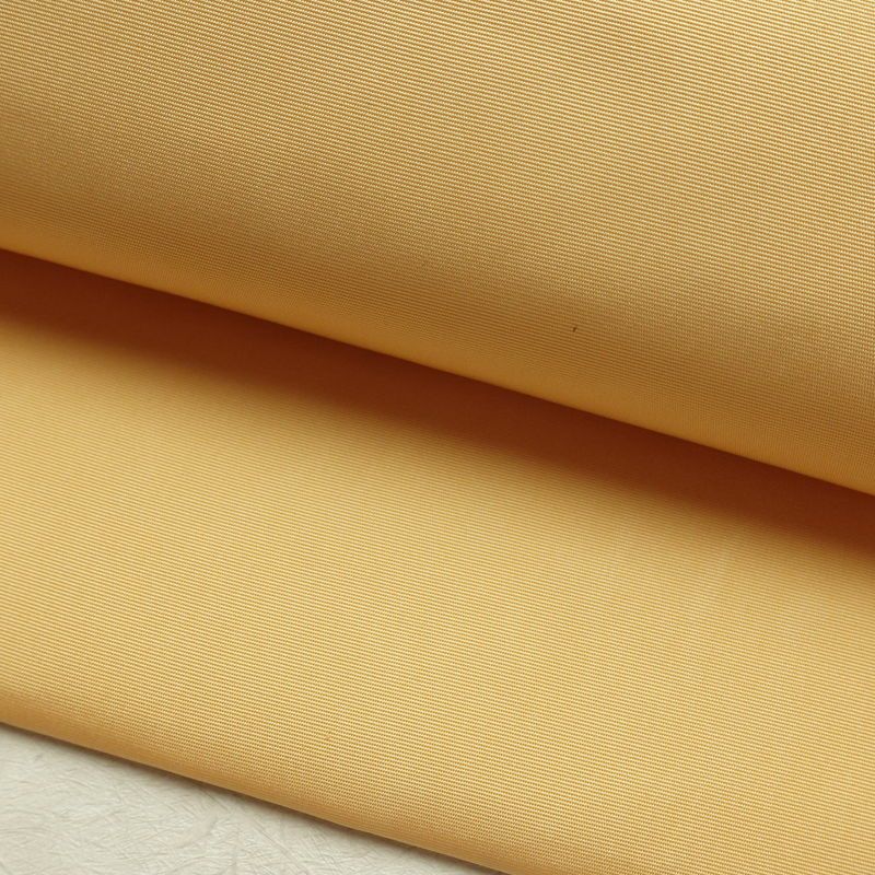 名古屋帯 太鼓柄 正絹 木の葉・植物柄 名古屋仕立て なごや帯 リサイクル帯 帯 金糸 紅葉 黄・黄土色_画像8