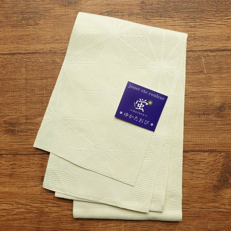 新品 浴衣 帯 2点セット 女性用 綿 平織 古典柄 浴衣 半幅帯 未使用品 朝顔 黒_画像12