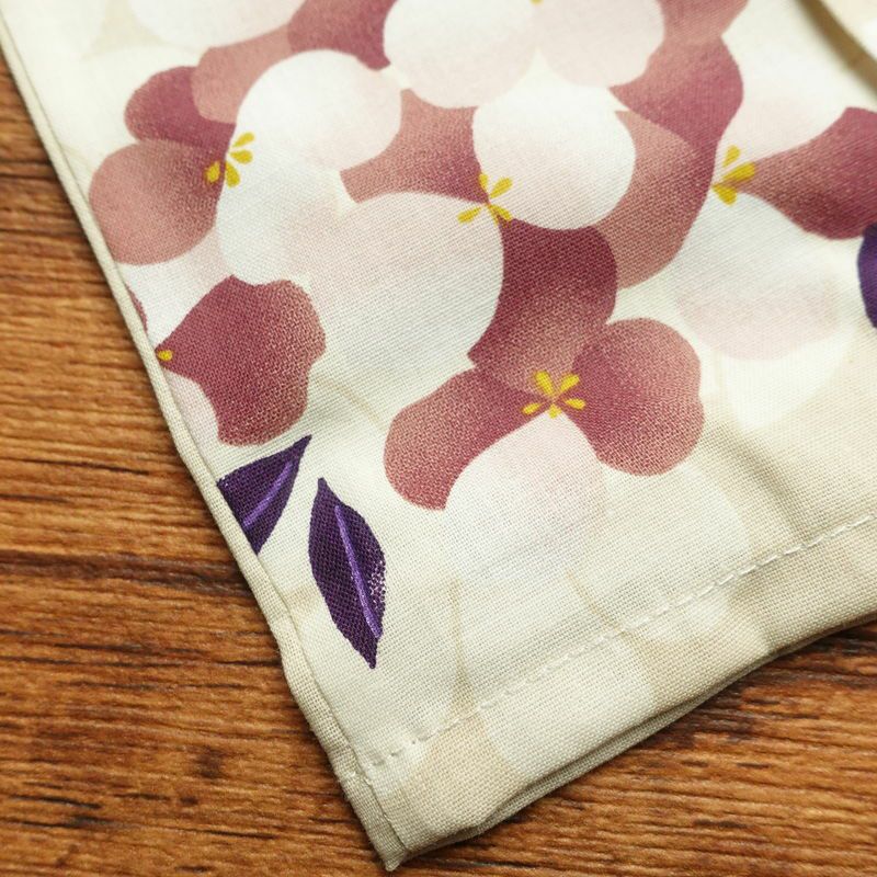 新品 浴衣 女性用 綿 平織 古典柄 浴衣 未使用品 花柄 ベージュ