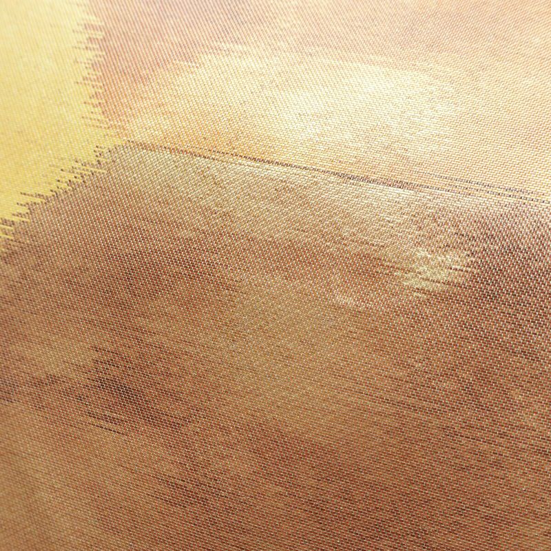 名古屋帯 太鼓柄 正絹 亀甲柄 通し仕立て なごや帯 リサイクル帯 帯 クリーム_画像5