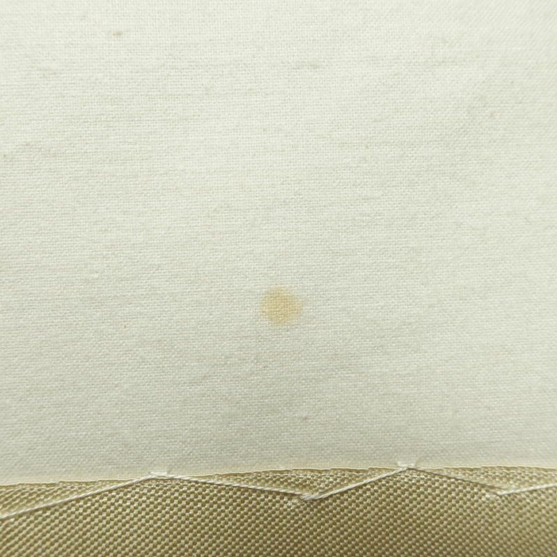 名古屋帯 太鼓柄 正絹 亀甲柄 通し仕立て なごや帯 リサイクル帯 帯 クリーム_画像18