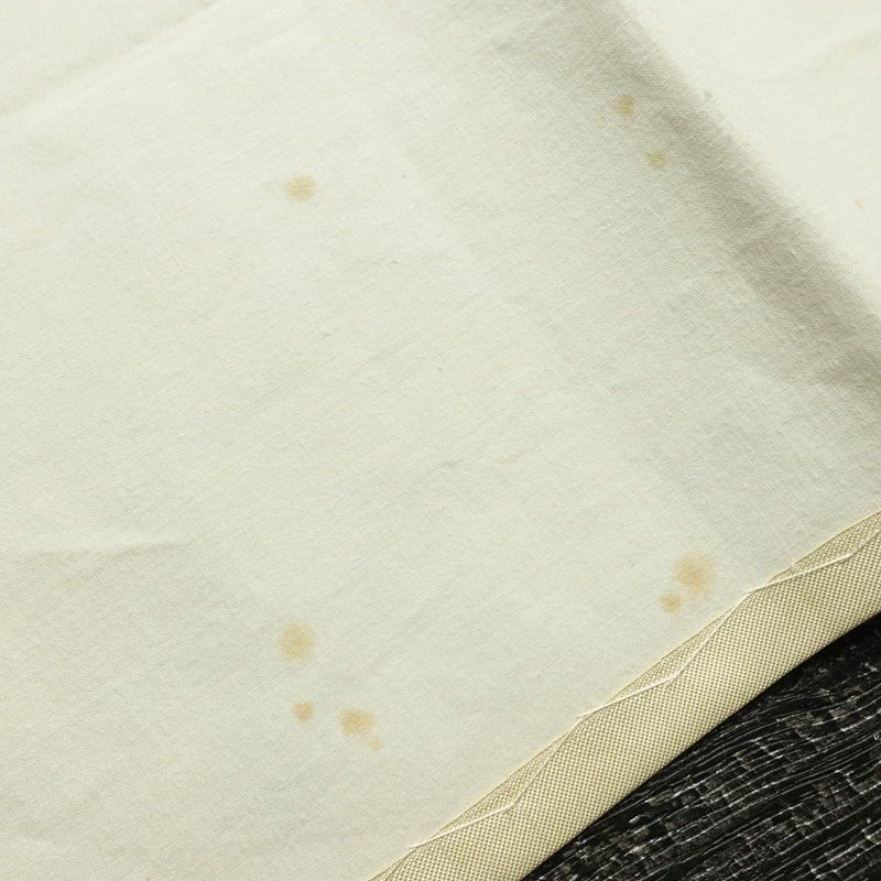 名古屋帯 太鼓柄 正絹 亀甲柄 通し仕立て なごや帯 リサイクル帯 帯 クリーム_画像19