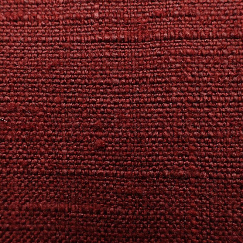 名古屋帯 全通柄 良品 正絹 無地 通し仕立て なごや帯 リサイクル帯 帯 紬地 小豆・エンジ_画像5