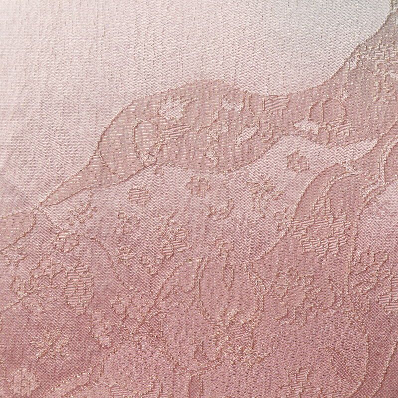 帯揚げ帯締めセット 良品 セット品 平組 正絹 花柄 金通し 和装小物 ピンク_画像7