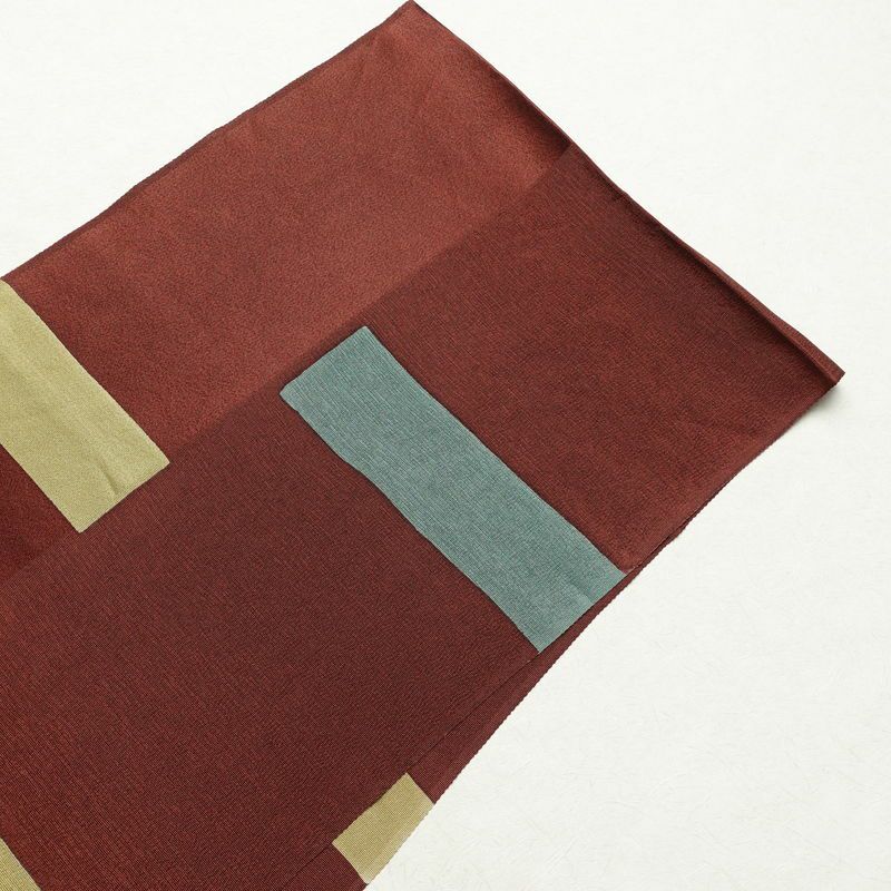 帯揚げ帯締めセット 美品 セット品 平組 正絹 その他の柄 モダン シンプル 和装小物 多色使い_画像2