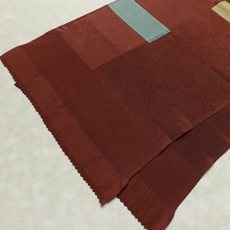 帯揚げ帯締めセット 美品 セット品 平組 正絹 その他の柄 モダン シンプル 和装小物 多色使い_画像4