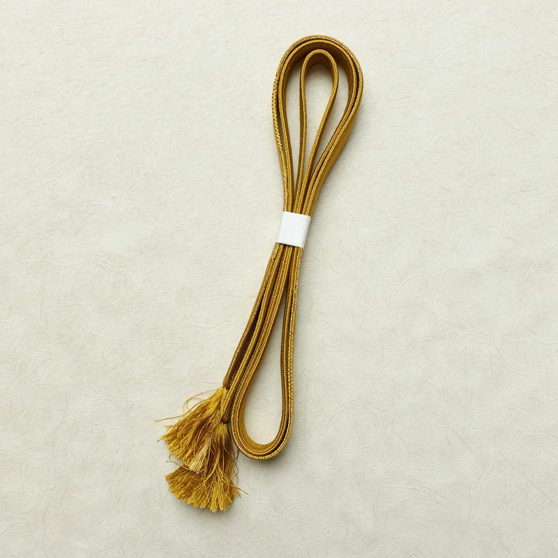 帯揚げ帯締めセット 美品 セット品 平組 正絹 その他の柄 モダン シンプル 和装小物 多色使い_画像13