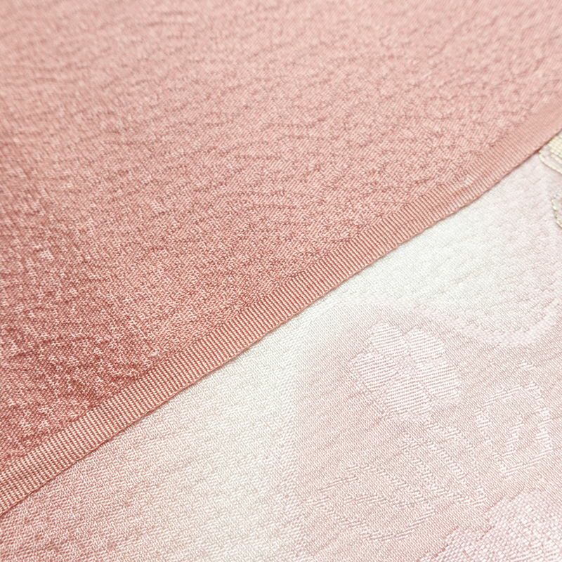 帯揚げ帯締めセット 良品 セット品 丹後ちりめん 平組 正絹 花柄 金糸 流水 フォーマル ピンク_画像6