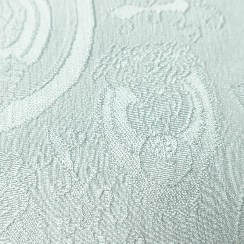 帯揚げ帯締めセット セット品 平組 正絹 幾何学柄・抽象柄 和装小物 青・紺_画像9