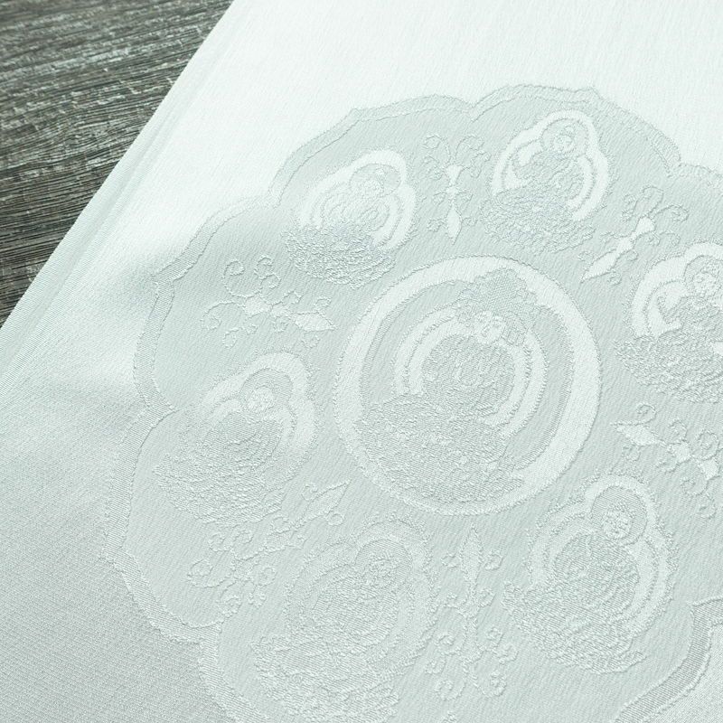 帯揚げ帯締めセット セット品 平組 正絹 幾何学柄・抽象柄 和装小物 青・紺_画像12