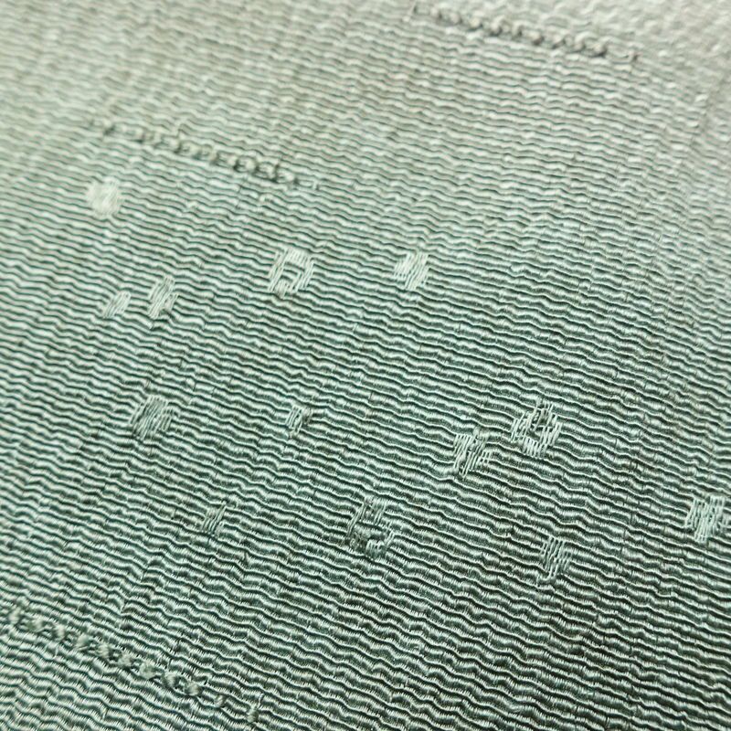 帯揚げ帯締めセット 美品 セット品 縮緬 正絹 その他の柄 シンプル 和装小物 緑・うぐいす色_画像8