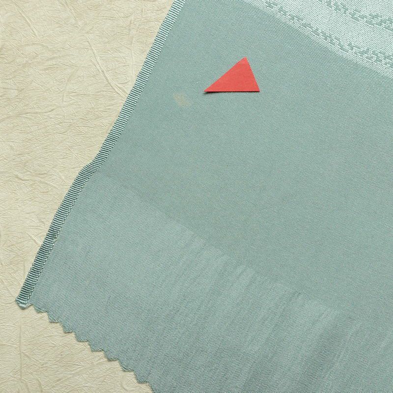 帯揚げ帯締めセット セット品 平組 正絹 花柄 金彩 フォーマル 和装小物 青・紺_画像9