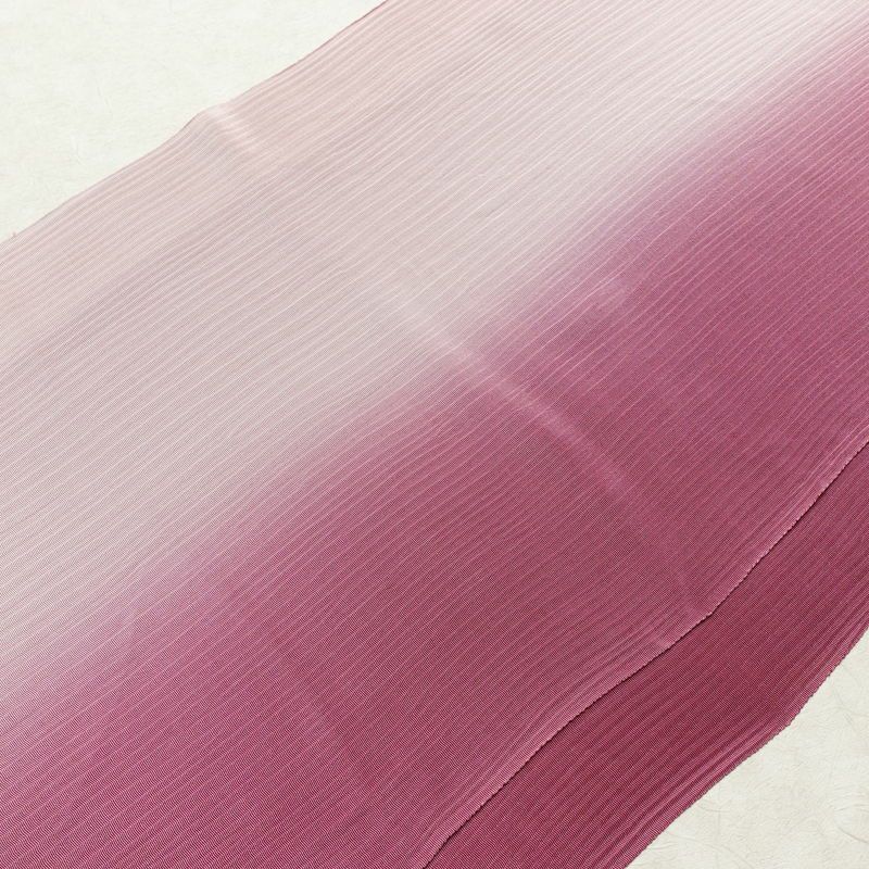 帯揚げ帯締めセット セット品 平組 正絹 縞柄・線柄 シンプル 和装小物 紫・藤色_画像3