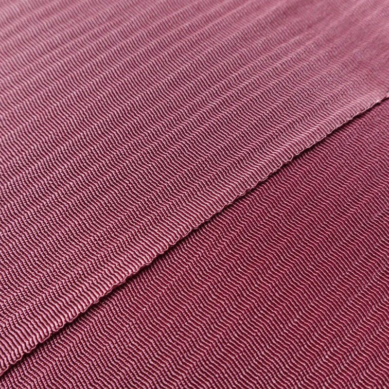 帯揚げ帯締めセット セット品 平組 正絹 縞柄・線柄 シンプル 和装小物 紫・藤色_画像6