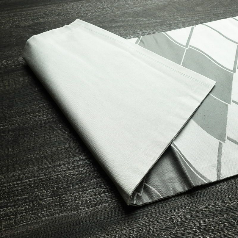 名古屋帯 六通柄 良品 正絹 古典柄 名古屋仕立て なごや帯 リサイクル帯 帯 グレー_画像9