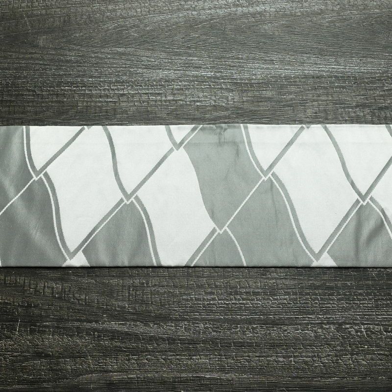 名古屋帯 六通柄 良品 正絹 古典柄 名古屋仕立て なごや帯 リサイクル帯 帯 グレー_画像13
