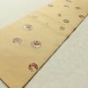 名古屋帯 太鼓柄 正絹 人物・動物柄 名古屋仕立て なごや帯 リサイクル帯 帯 刺繍 金糸 ベージュ_画像8