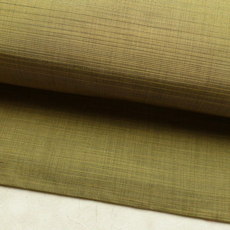 名古屋帯 太鼓柄 良品 正絹 その他の柄 名古屋仕立て なごや帯 リサイクル帯 帯 洒落 黄・黄土色_画像7