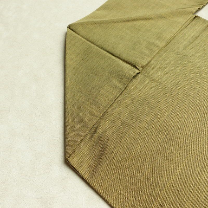 名古屋帯 太鼓柄 良品 正絹 その他の柄 名古屋仕立て なごや帯 リサイクル帯 帯 洒落 黄・黄土色_画像18