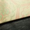 名古屋帯 六通柄 美品 正絹 亀甲柄 名古屋仕立て なごや帯 リサイクル帯 帯 未使用品 ベージュ_画像12