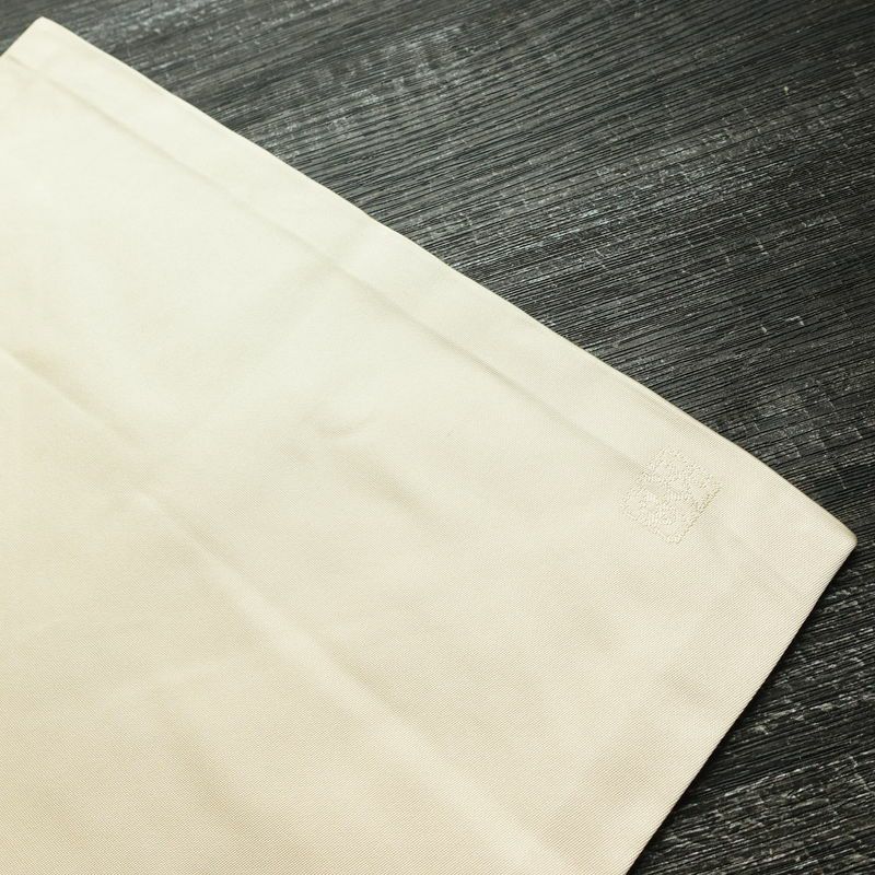 名古屋帯 六通柄 良品 正絹 花柄 名古屋仕立て なごや帯 リサイクル帯 帯 椿 箔 金糸 金・銀_画像16