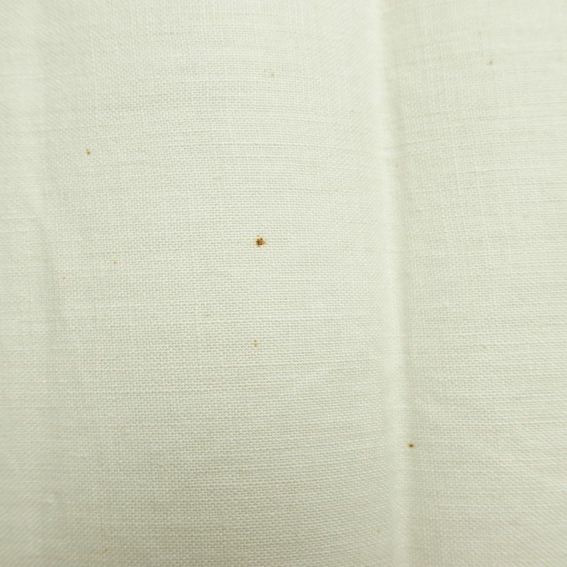 名古屋帯 太鼓柄 落款入り 正絹 花柄 通し仕立て なごや帯 リサイクル帯 帯 手描き 白_画像19