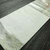 名古屋帯 太鼓柄 正絹 花柄 名古屋仕立て なごや帯 リサイクル帯 帯 椿 刺繍 箔 緑・うぐいす色_画像8