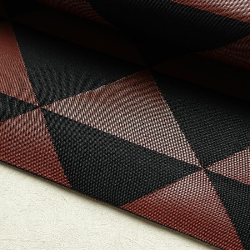 名古屋帯 六通柄 良品 正絹 古典柄 名古屋仕立て なごや帯 リサイクル帯 折り鶴 折り紙 かざぐるま 帯 刺繍 黒_画像7