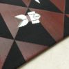 名古屋帯 六通柄 良品 正絹 古典柄 名古屋仕立て なごや帯 リサイクル帯 折り鶴 折り紙 かざぐるま 帯 刺繍 黒_画像12