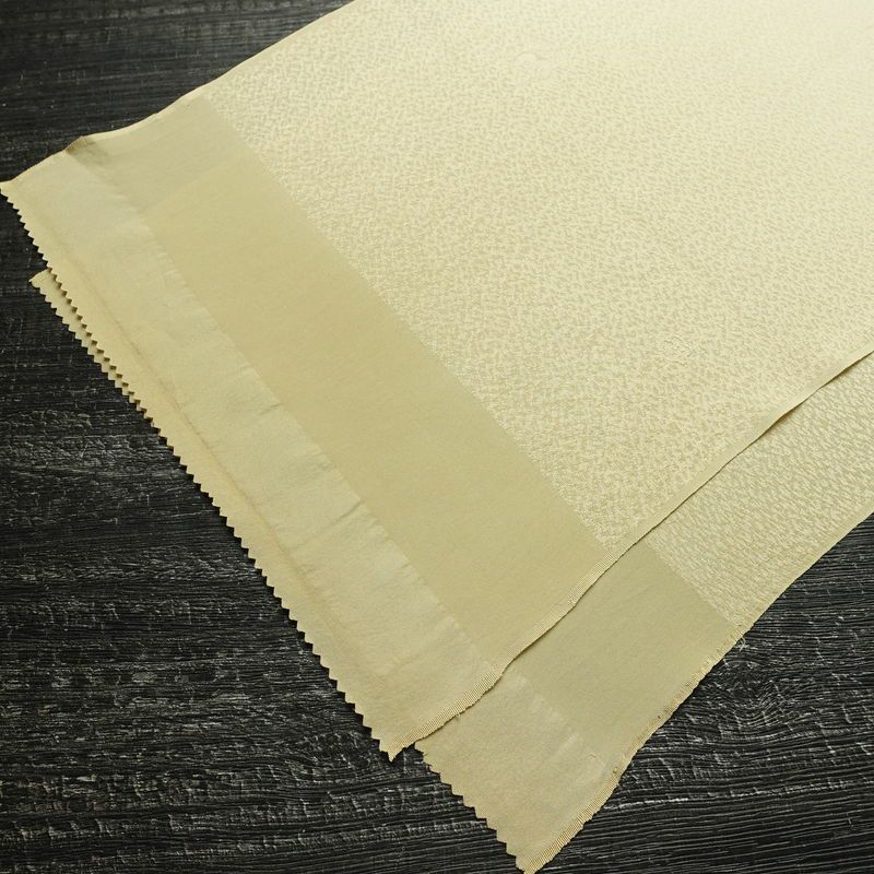 帯揚げ帯締めセット 良品 セット品 正絹 花柄 フォーマル 和装小物 ベージュ クリーム_画像4