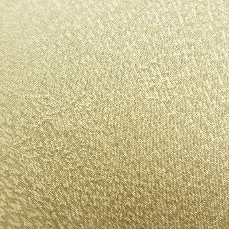 帯揚げ帯締めセット 良品 セット品 正絹 花柄 フォーマル 和装小物 ベージュ クリーム_画像7