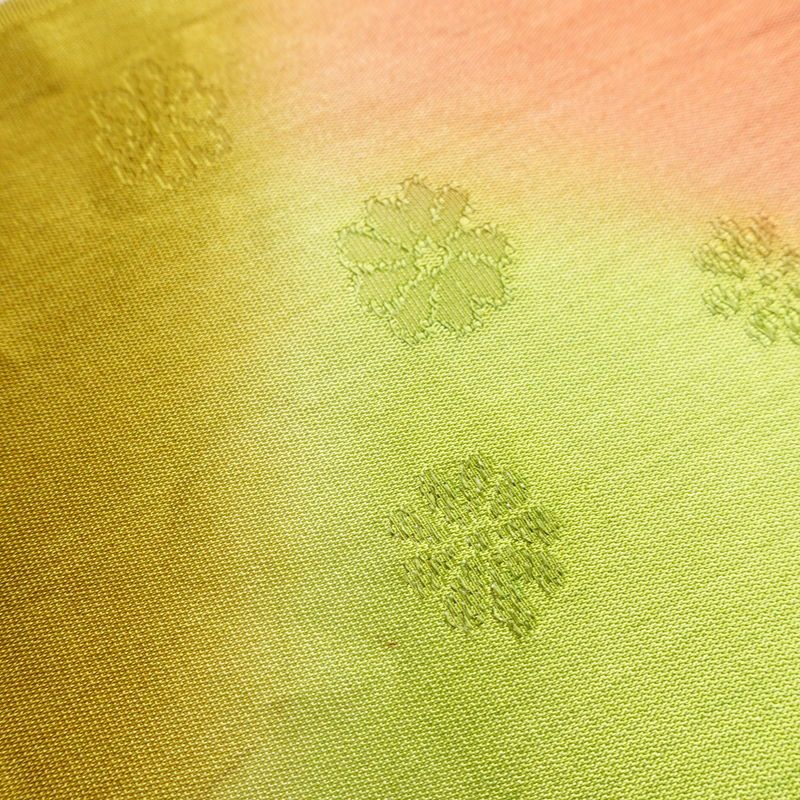 帯揚げ帯締めセット セット品 正絹 花柄 多色使い_画像11