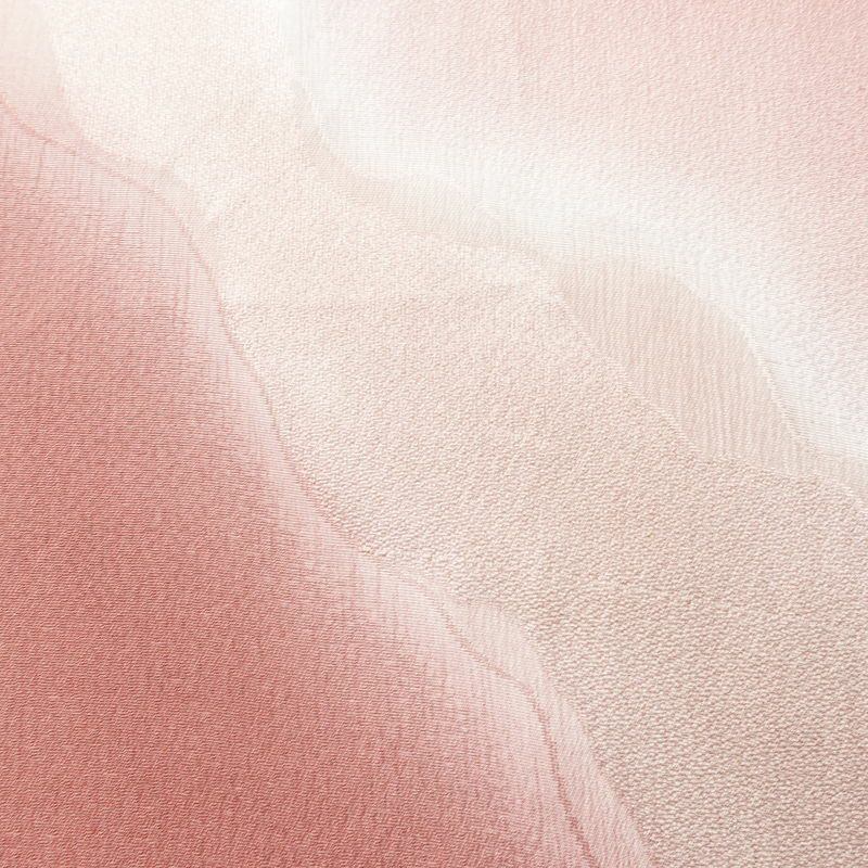 帯揚げ帯締めセット 良品 セット品 正絹 幾何学柄・抽象柄 フォーマル 上品 ピンク_画像7