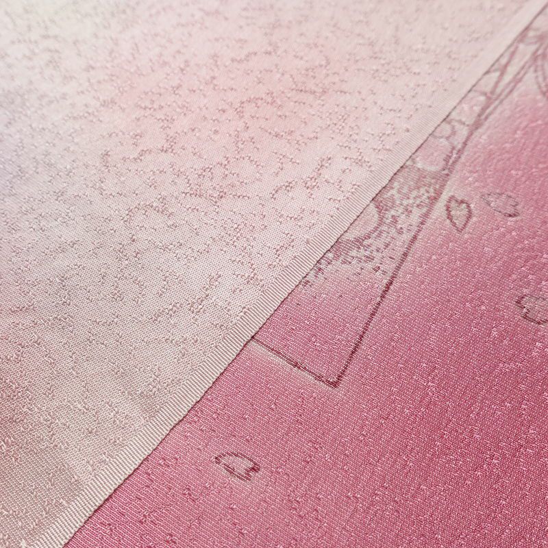 帯揚げ帯締めセット 美品 セット品 正絹 花柄 フォーマル 桜 ピンク_画像6