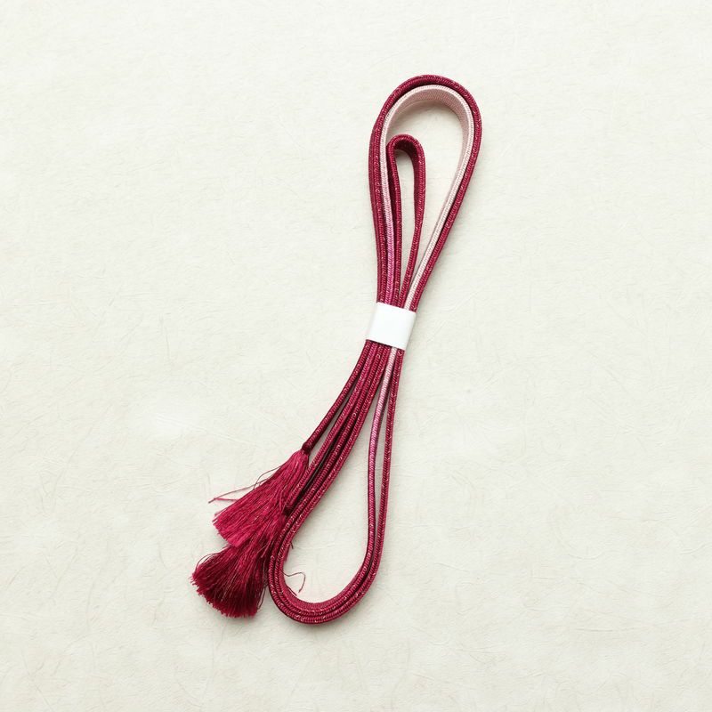 帯揚げ帯締めセット 美品 セット品 正絹 花柄 フォーマル 桜 ピンク_画像13