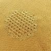 帯揚げ帯締めセット 縮緬 丹後ちりめん セット品 正絹 古典柄 刺繍 金糸 雪輪 黄・黄土色_画像8