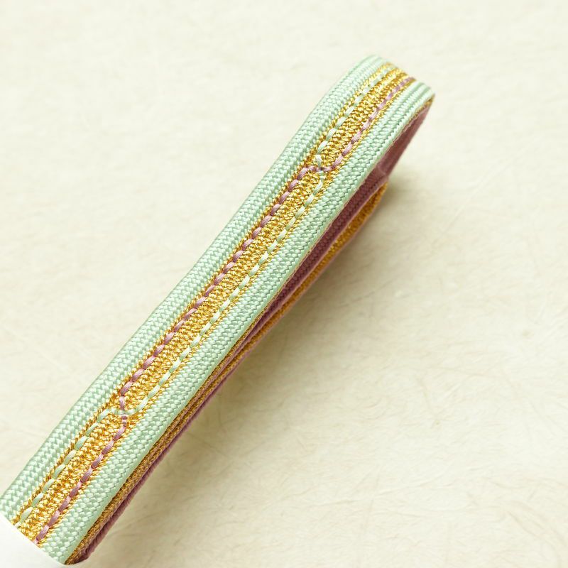 帯揚げ帯締めセット 美品 セット品 正絹 花柄 金糸 フォーマル 桜 多色使い_画像14