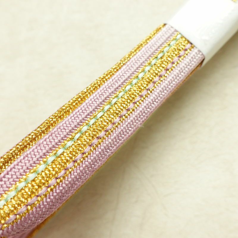 帯揚げ帯締めセット 美品 セット品 正絹 花柄 金糸 フォーマル 桜 多色使い_画像16