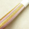 帯揚げ帯締めセット 美品 セット品 正絹 花柄 金糸 フォーマル 桜 多色使い_画像16