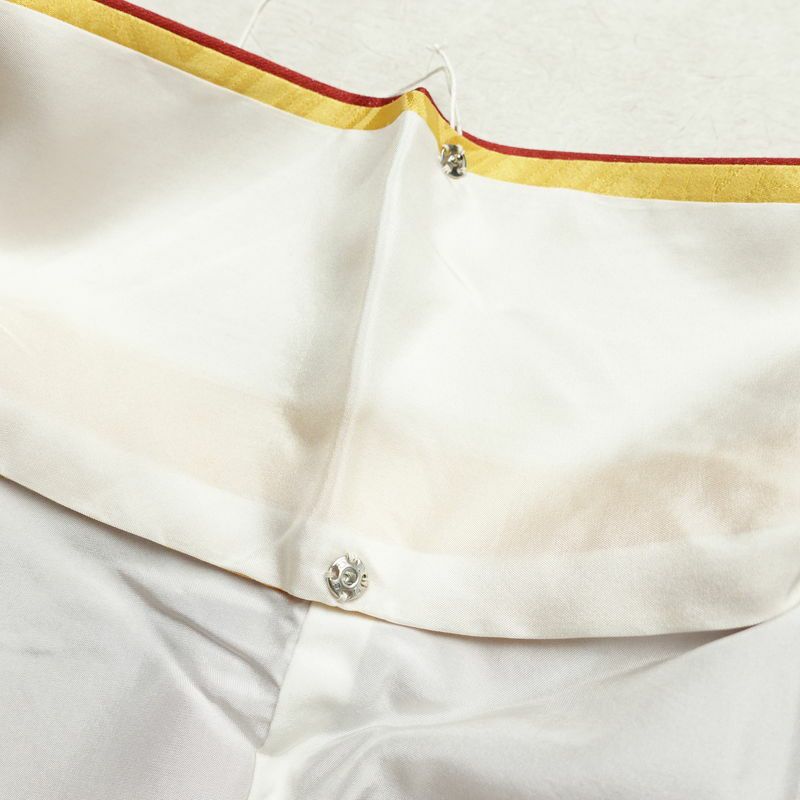 振袖 正絹 古典柄 伊達衿付き 袷仕立て 身丈166cm 裄丈67cm リサイクル着物 着物 箔 金彩 成人式 二十歳 二十歳の集い 盛り上げ箔 梅 赤・朱_画像20