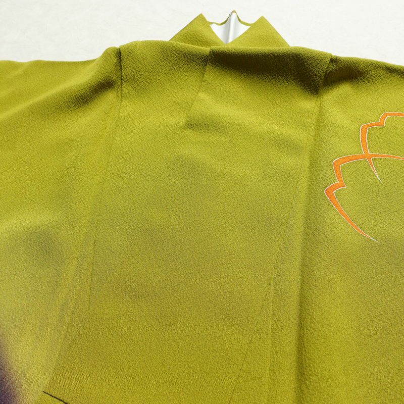 振袖 marieclaire 縮緬 正絹 花柄 袷仕立て 身丈170cm 裄丈68cm リサイクル着物 着物 成人式 二十歳 二十歳の集い モダン 桜 紫・藤色_画像16